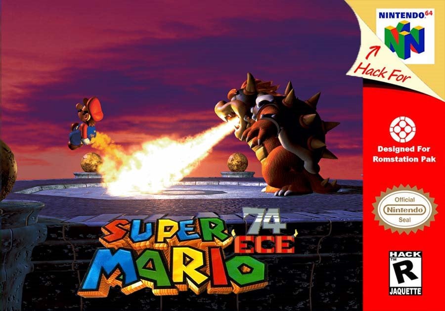 Super Mario 74 Extreme Chaos Edition ROM Nintendo 64 Game