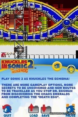 Sonic Classic Collection (DSi Enhanced) (2010) - Download ROM Nintendo DS 