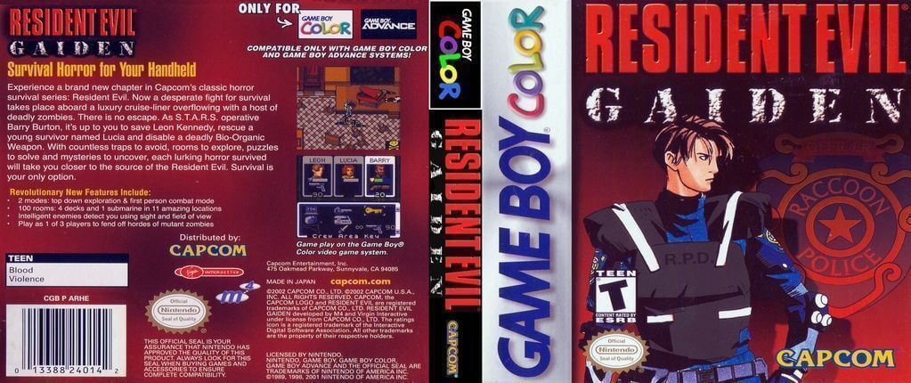 Pareja Anguila Ejercicio mañanero Resident Evil Gaiden ROM - Game Boy Color (GBC) - ROMs Download