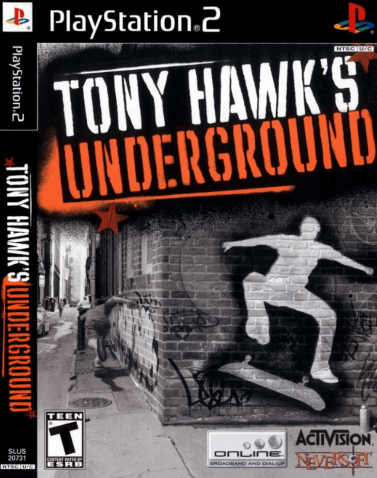 tony hawk underground 2 ps2 rom
