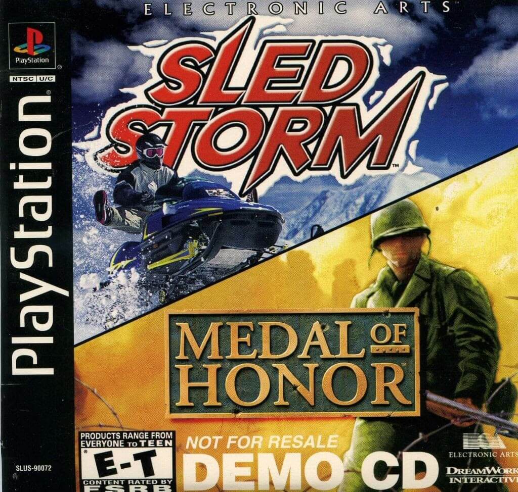 Honor demo. Sled Storm ps1. Medal of Honor ps1 CD Cover. Sled Storm ps1 диск. Sled Storm ps1 обложка.