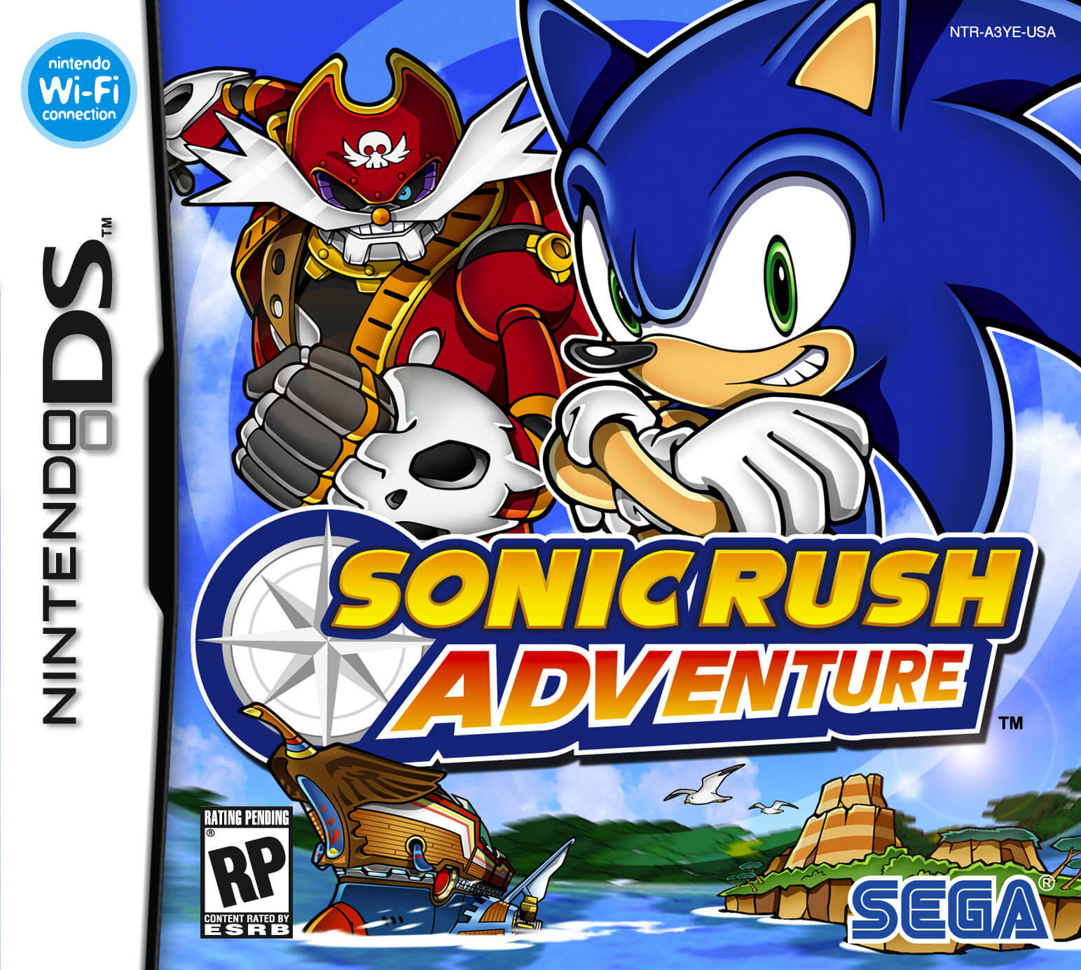 Sonic Rush Adventure - NDS ROM - Nintendo DS Game.