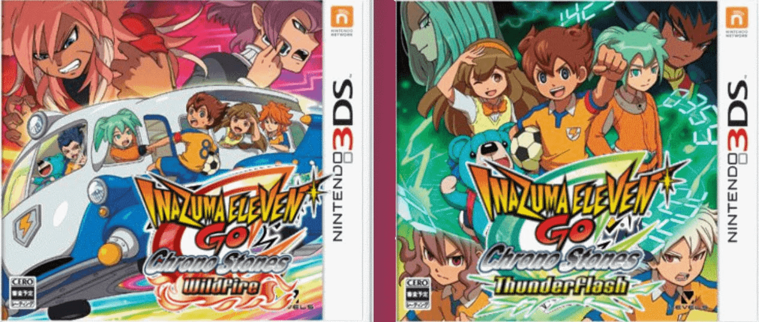 Inazuma Eleven GO Chrono Stones THunderflash/Wildfire Save File