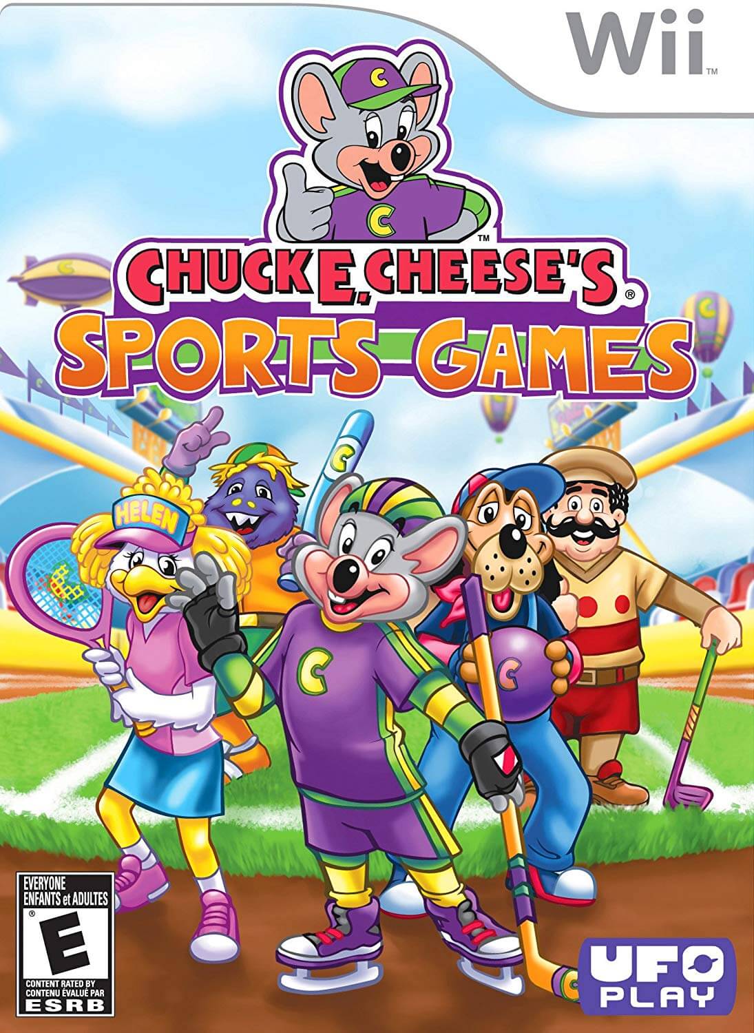 Chuck E Cheese s Sports Games Nintendo Wii ROM ISO Download