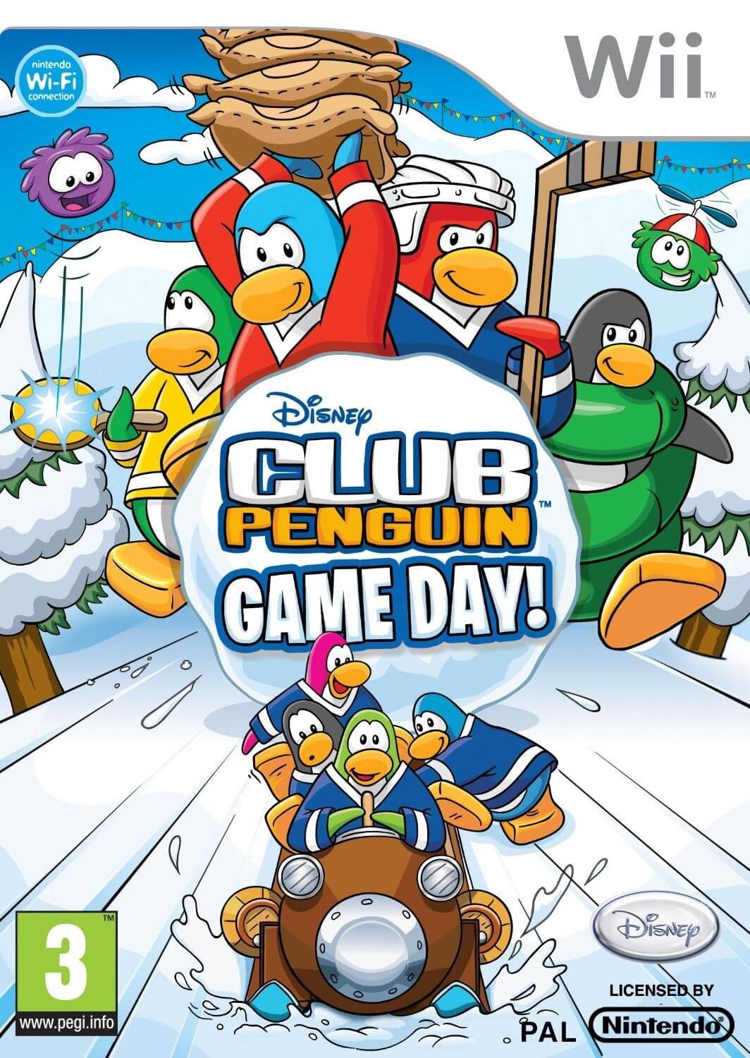 Club Penguin Game Day! Nintendo Wii ROM & ISO Download