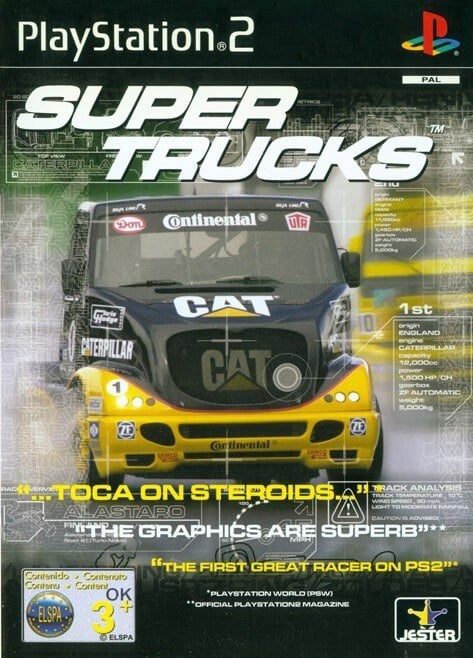 Revivendo a Nostalgia Do PS2: Super Trucks Racing DVD ISO RIPADO PS2