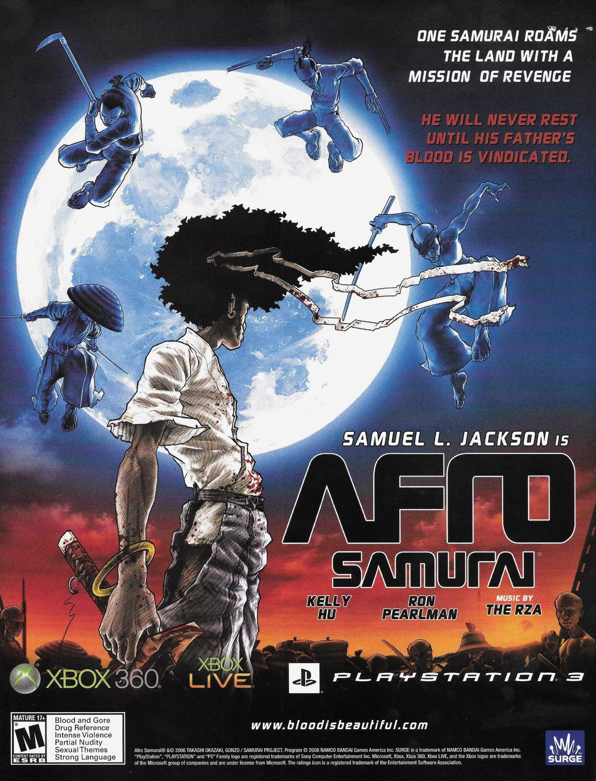 Novo jogo de Afro Samurai é anunciado para PC, Xbox One e PS4