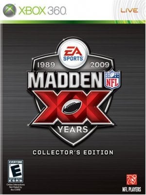Madden NFL 09 20th Anniversary Collectors Edition