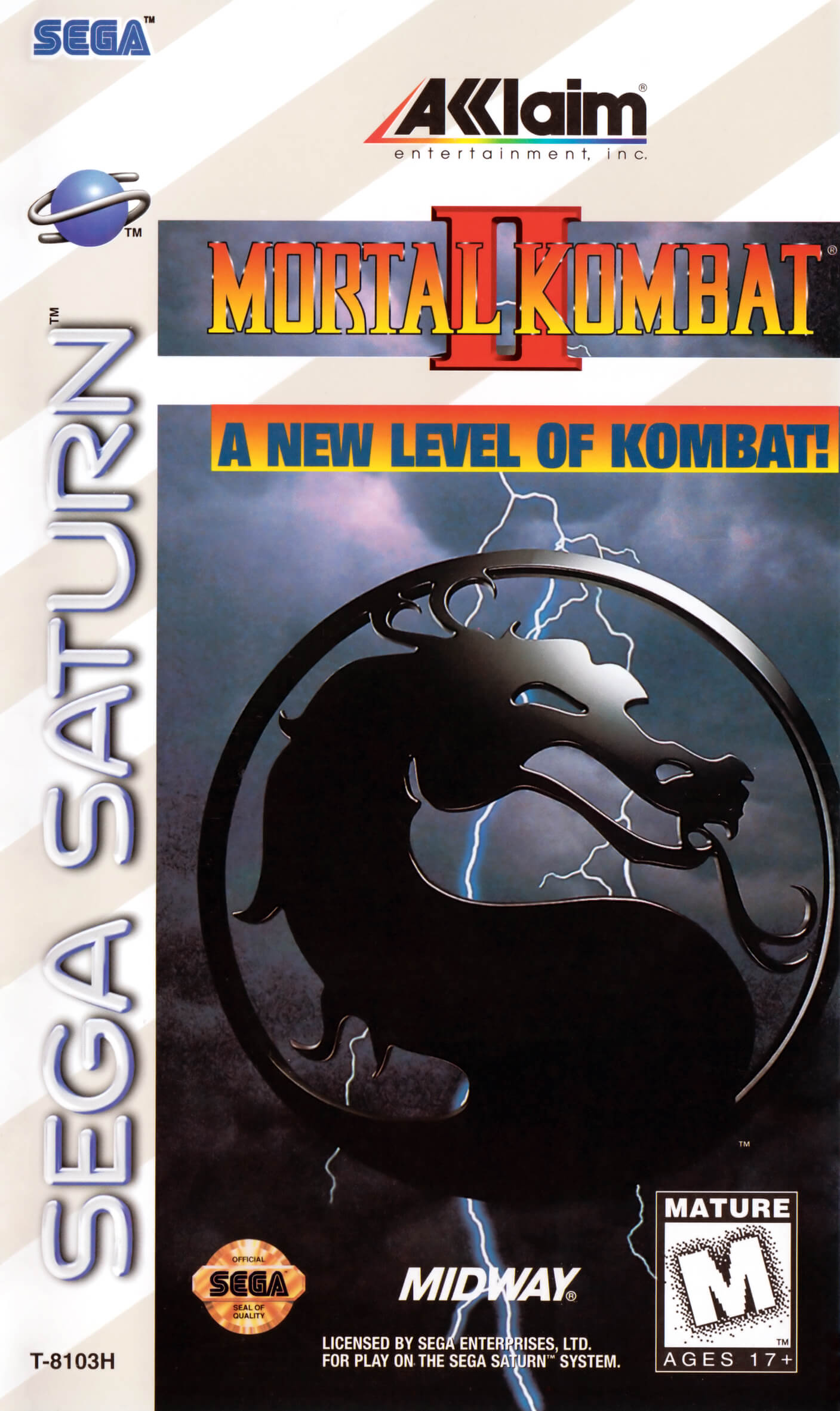 Mortal Kombat Ii Rom - Sega Saturn Game