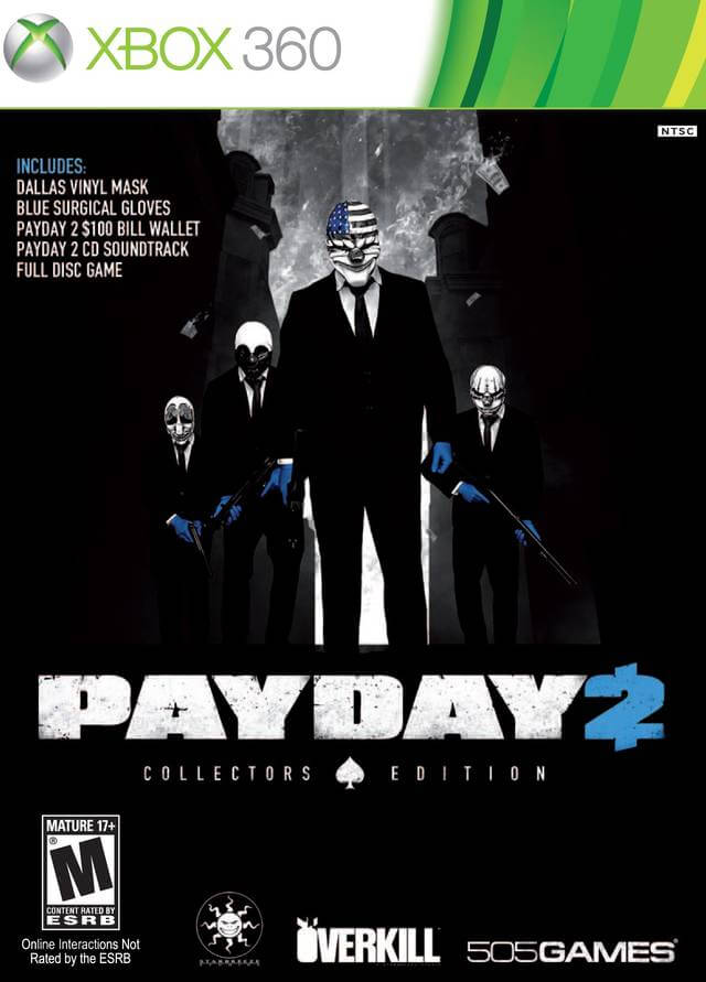 Jogo Pay Day 2 Para Xbox 360 LT 3.0
