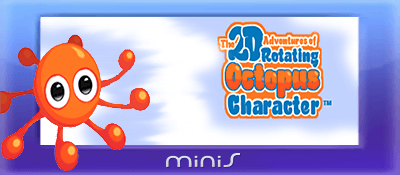 The 2D Adventures of Rotating Octopus Character