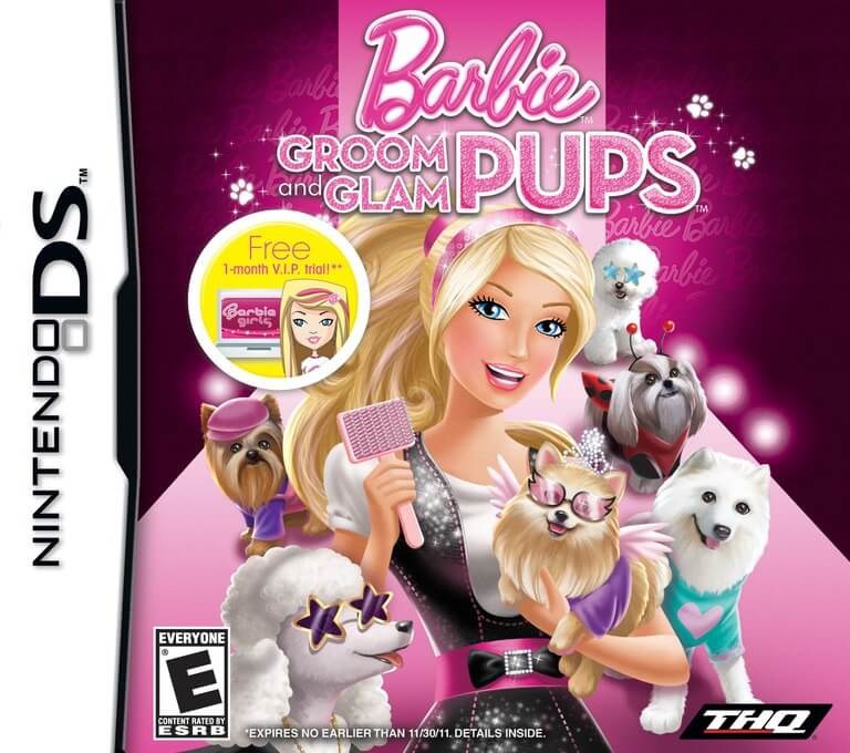 Barbie: Groom and Glam Pups ROM - Nintendo DS Game