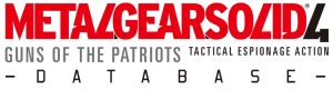 Metal Gear Solid 4 Database