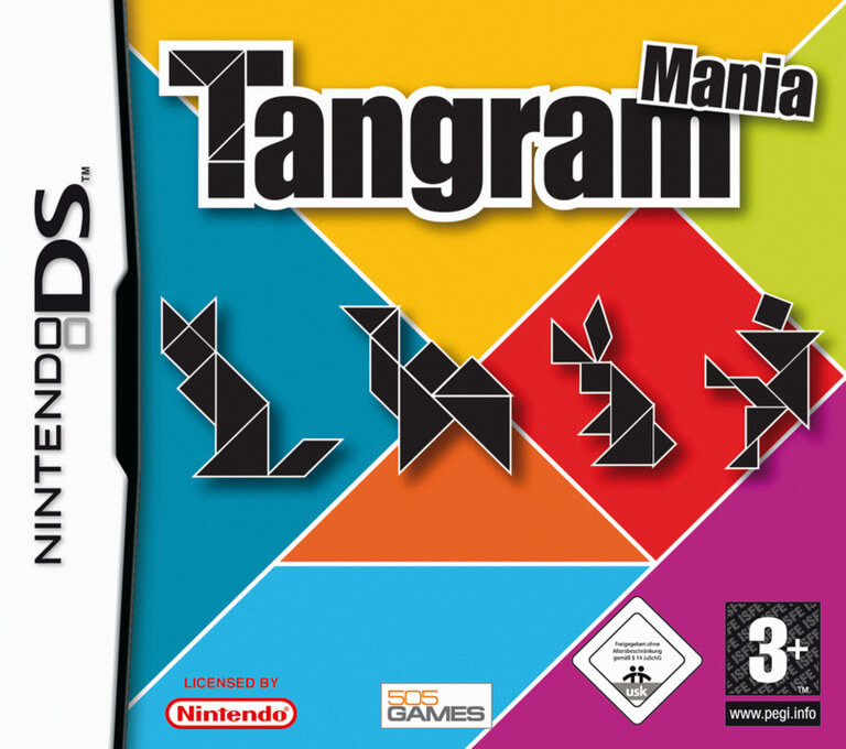 Roms mania. Nintendo DS Cover Template. English Mania.