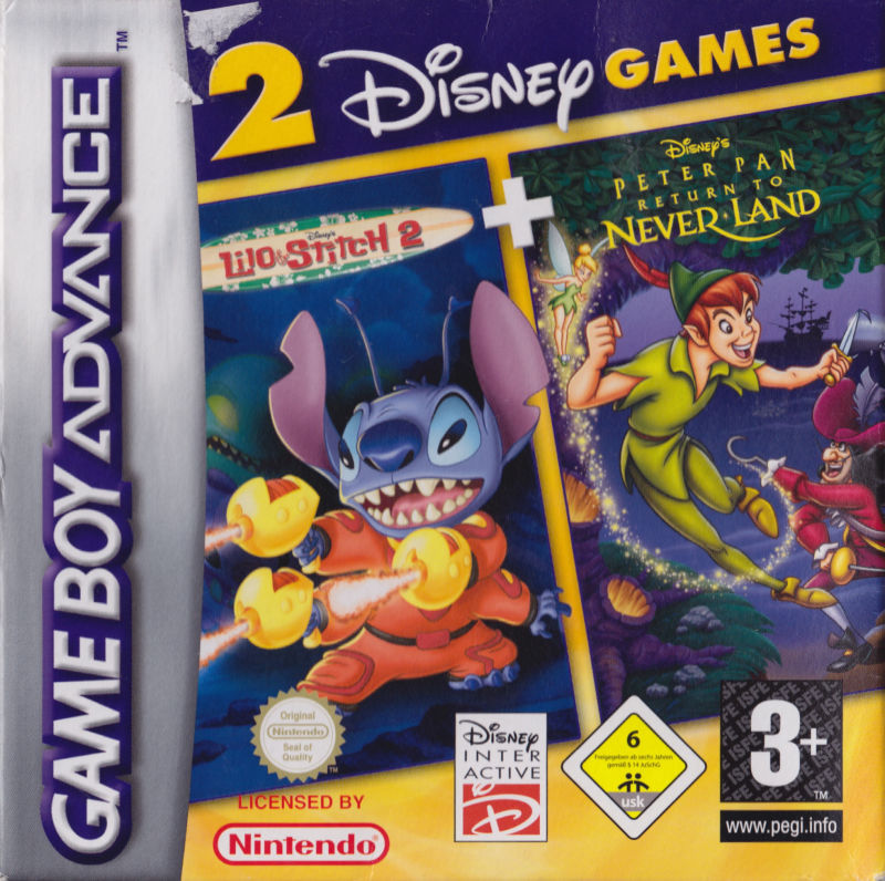 2 Disney Games: Lilo & Stitch 2 + Peter Pan: Return to Neverland ROM ...