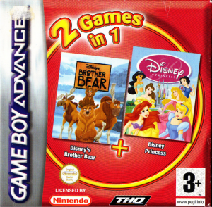 2 Games in 1: Disney Princess + Brother Bear