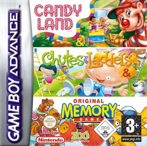 3 Game Pack!: Candy Land / Chutes and Ladders / Original Memory Game