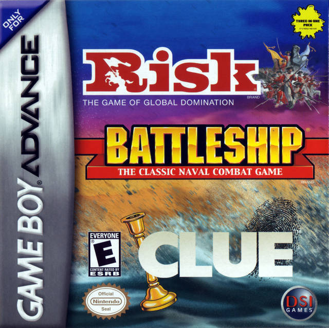 3 Game Pack!: Risk, Battleship, Clue