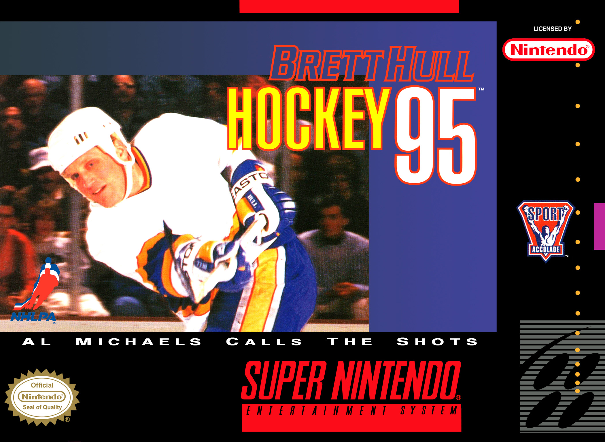 Brett Hull Hockey 95 ROM - Nintendo SNES Game