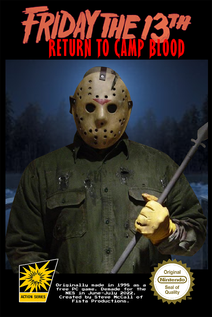 Friday the 13th Return to Camp Blood ROM Nintendo NES Game