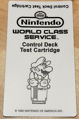 NES Control Deck Test Cartridge