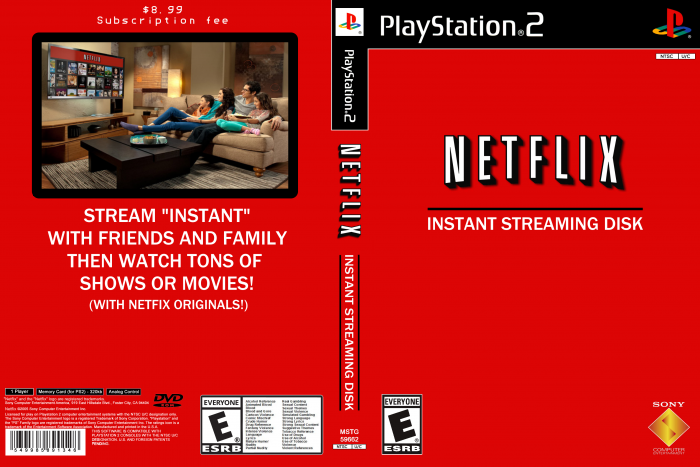 Netflix Streaming Disc ROM & ISO - PS2 Game