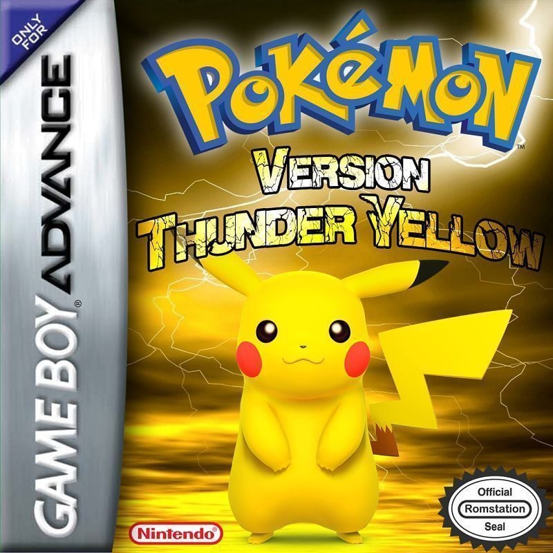 New Pokemon Yellow rom working for the GBA Emulator