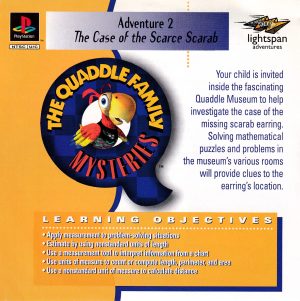 Quaddle Family Mysteries 2: The Case of the Scarce Scarab: Garden