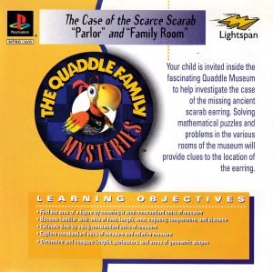 Quaddle Family Mysteries 3: The Case of the Scarce Scarab: Parlor: Family Room