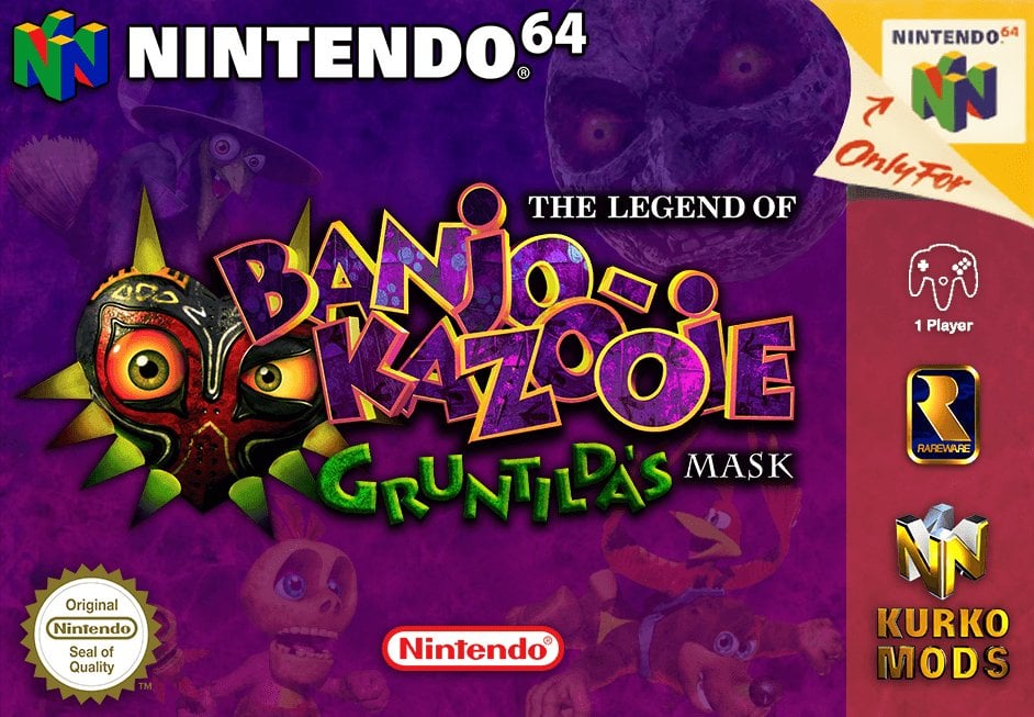 Banjo Kazooie Gruntilda's Mask