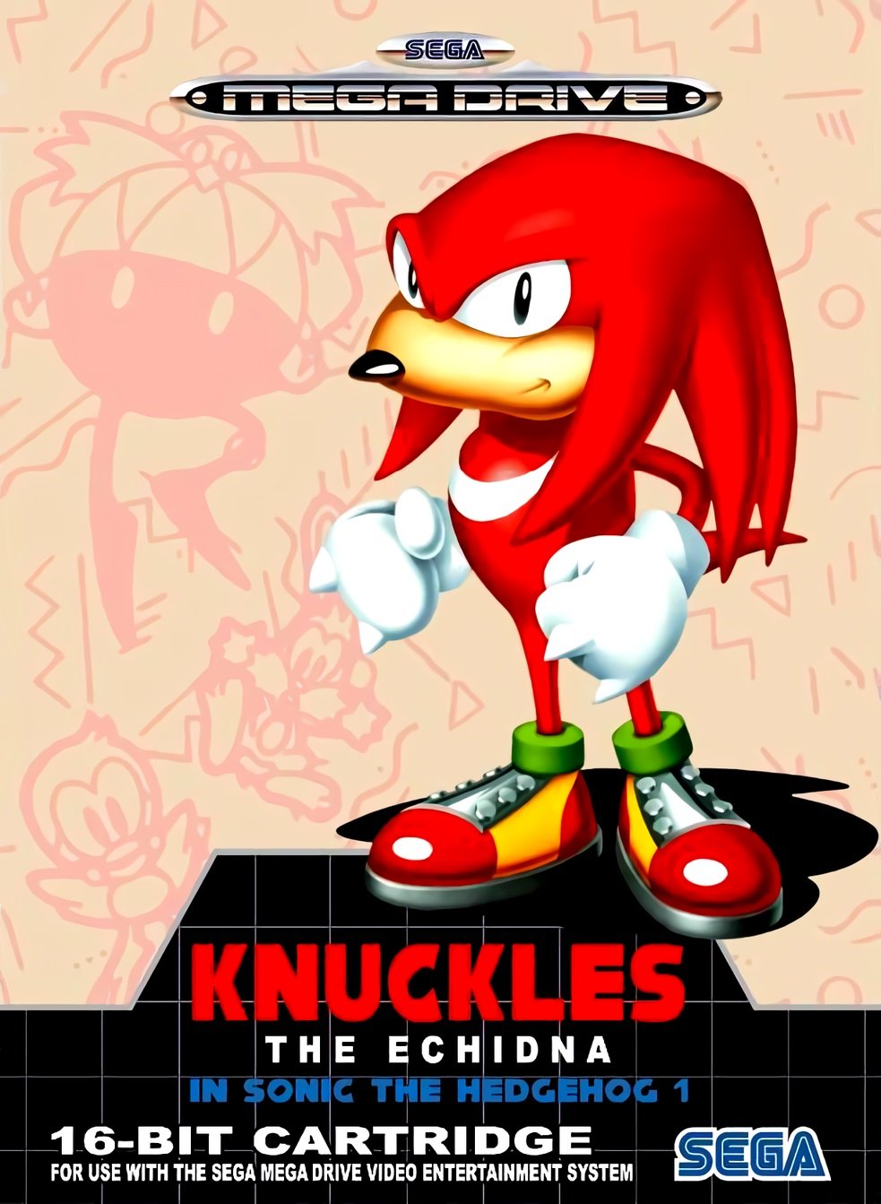 Knuckles the Echidna in Sonic the Hedgehog