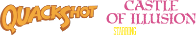 The Disney Collection: Quackshot Starring Donald Duck + Castle of Illusion Starring Mickey Mouse