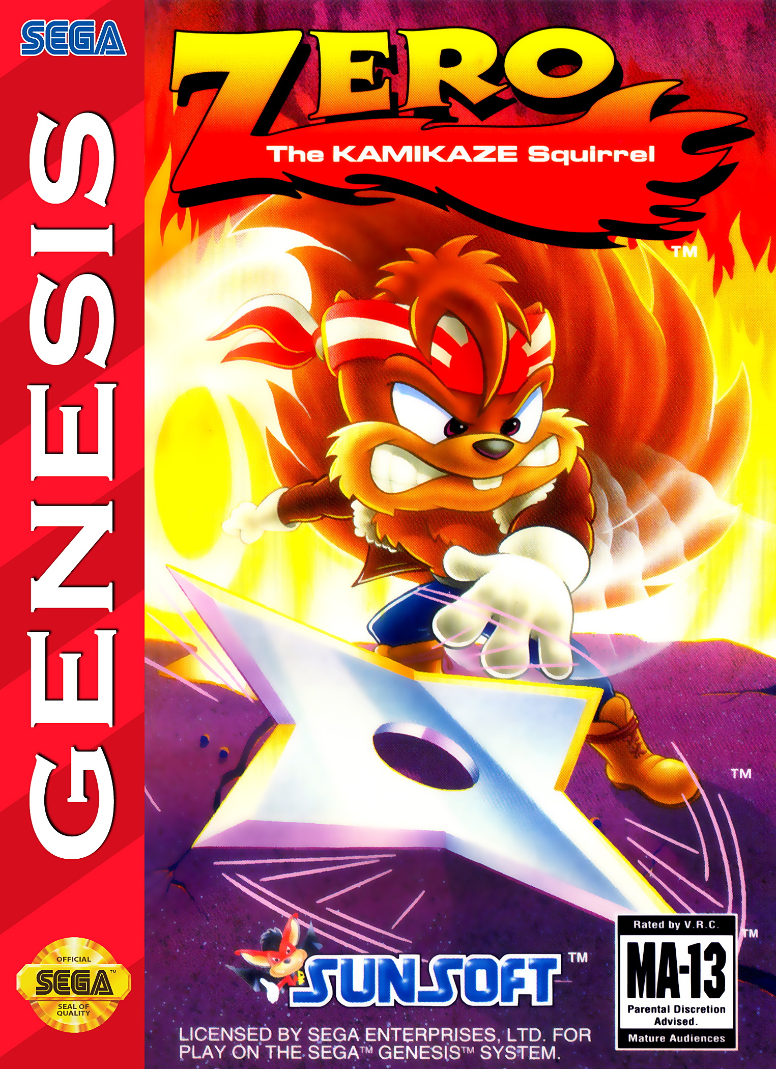 Zero the Kamikaze Squirrel
