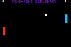 Ping-Pong Diplomacy Advance