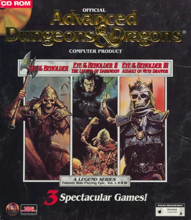 Eye of the Beholder / Eye of the Beholder II: The Legend of Darkmoon / Eye of the Beholder III: Assault on Myth Drannor