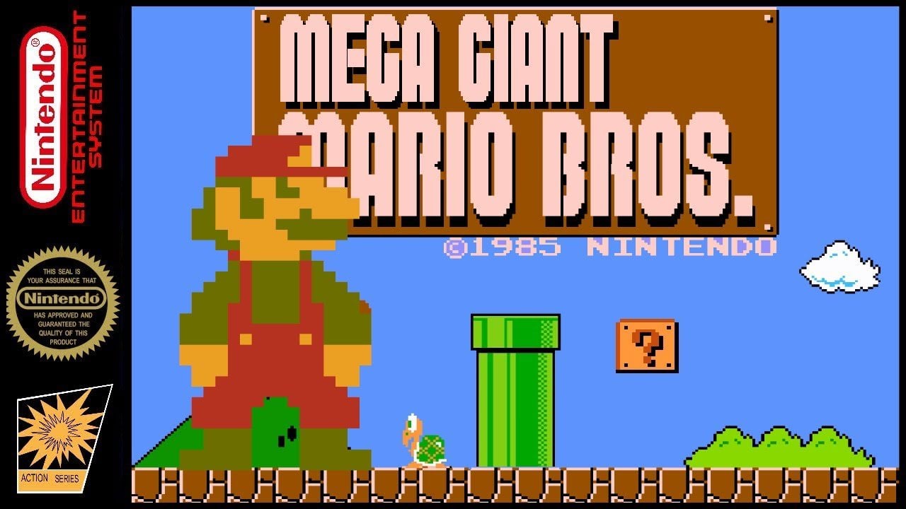 MEGA GIANT MARIO BROS.