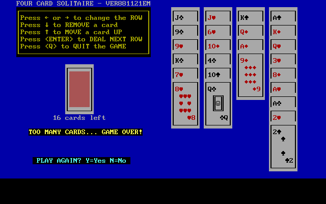 Four Card Solitaire_1