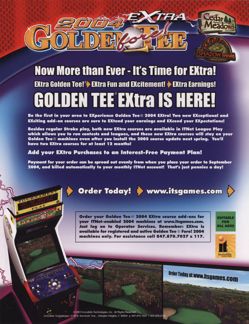Golden Tee Fore! 2004 Extra_0