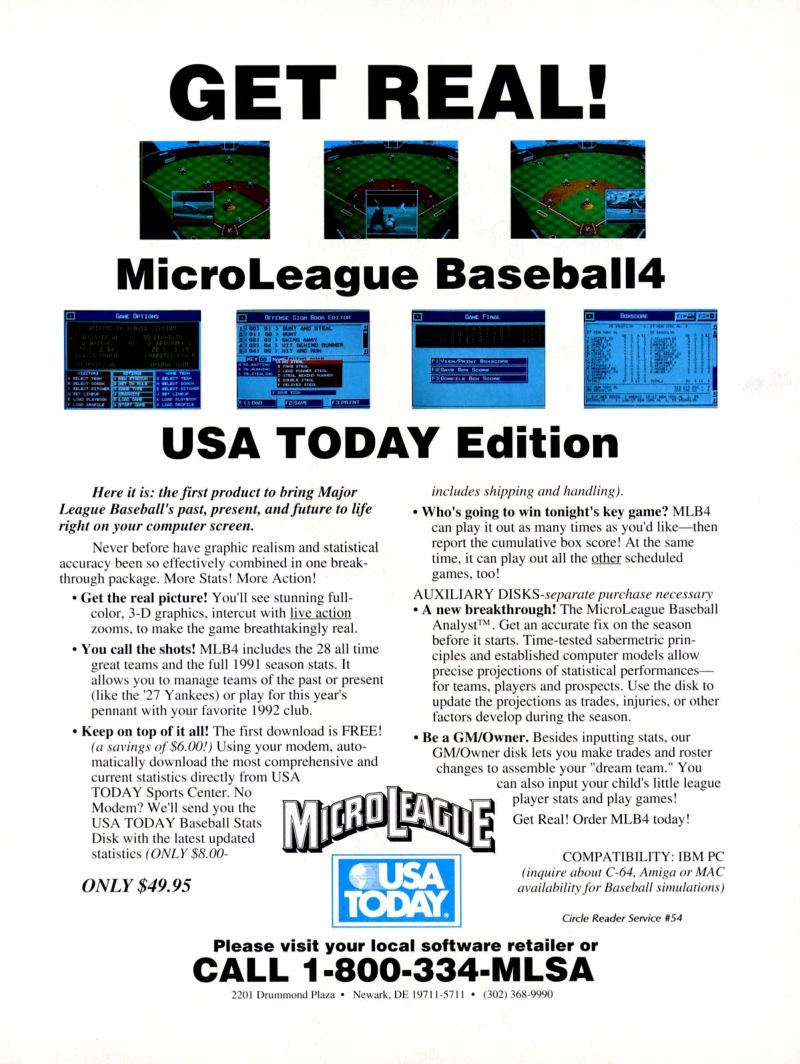 MicroLeague Baseball IV_2