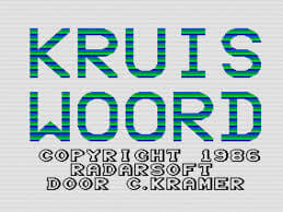 Kruiswoord Generator