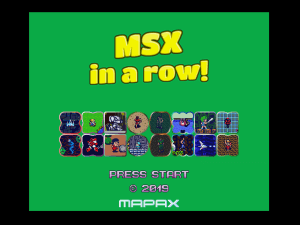 MSX in a Row!
