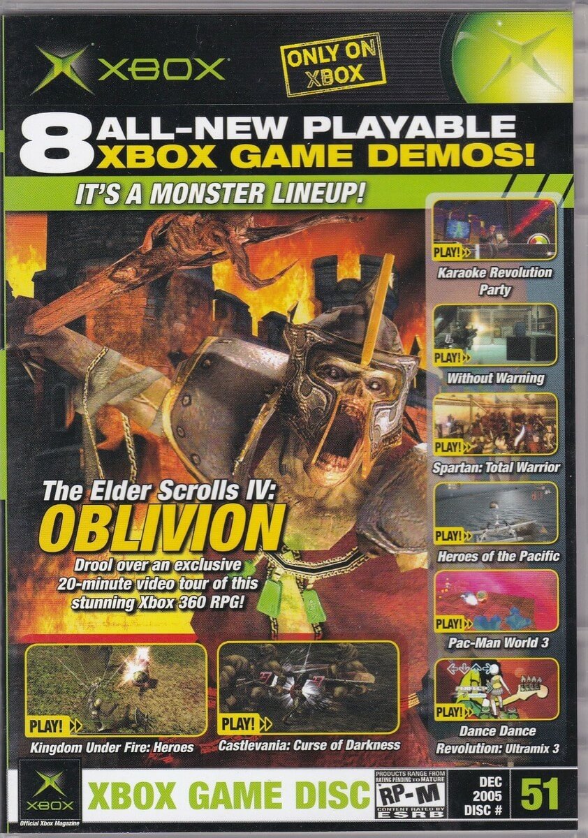 Official Xbox Magazine Game Disc 51