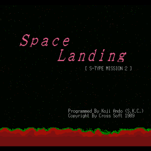 Space Landing S-Type Mission 2