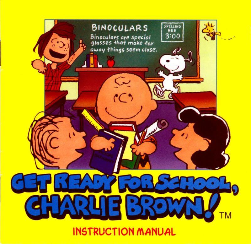 Get Ready for School, Charlie Brown!