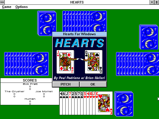 Hearts for Windows