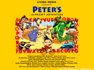 Peter’s Alphabet Adventure