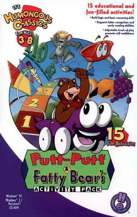Putt-Putt and Fatty Bear’s Activity Pack