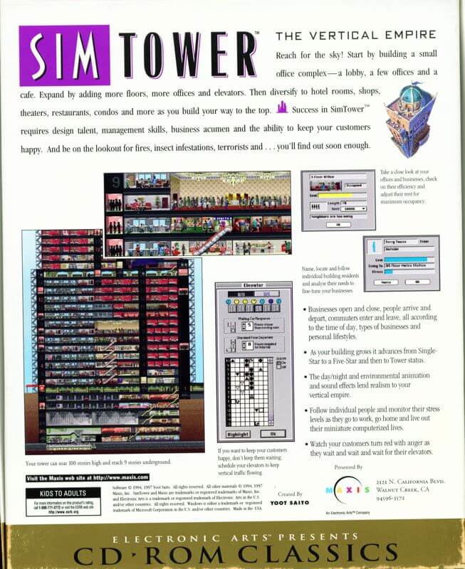 SimTower: The Vertical Empire