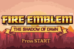 Fire Emblem The Shadow of Dawn