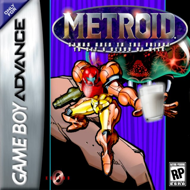 Samus Goes to the Fridge to Get a Glass of Milk